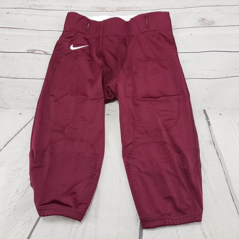 Nike Pants Mens Football Pants Burgundy New With Tags NWT MSRP $65. Small